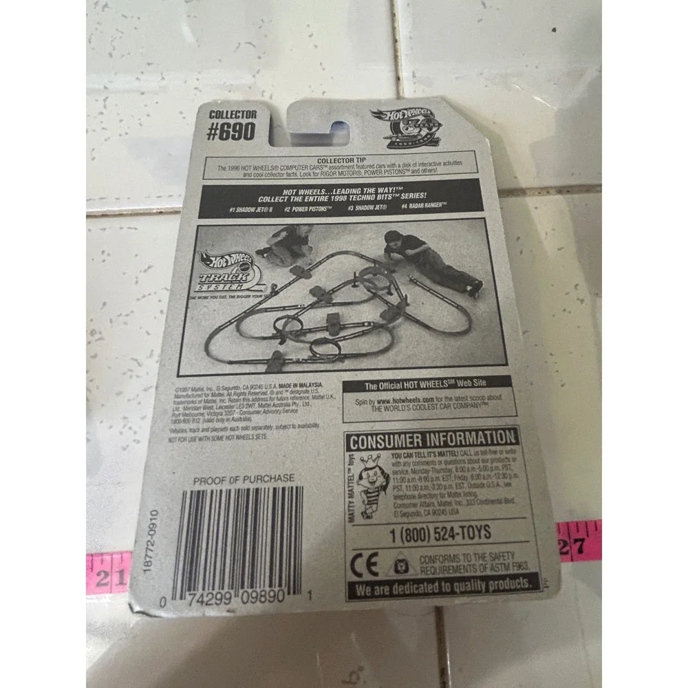 Hot Wheels Techno Bits Series Shadow Jet‎ II and Power Pistons Lot